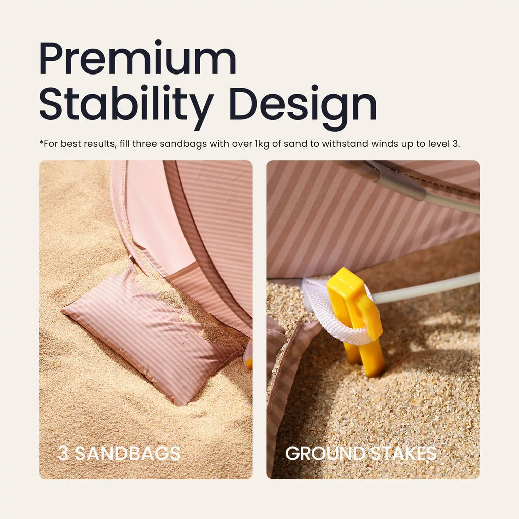 Tiny Land® One-Stop Beach Toy & Tent Set
