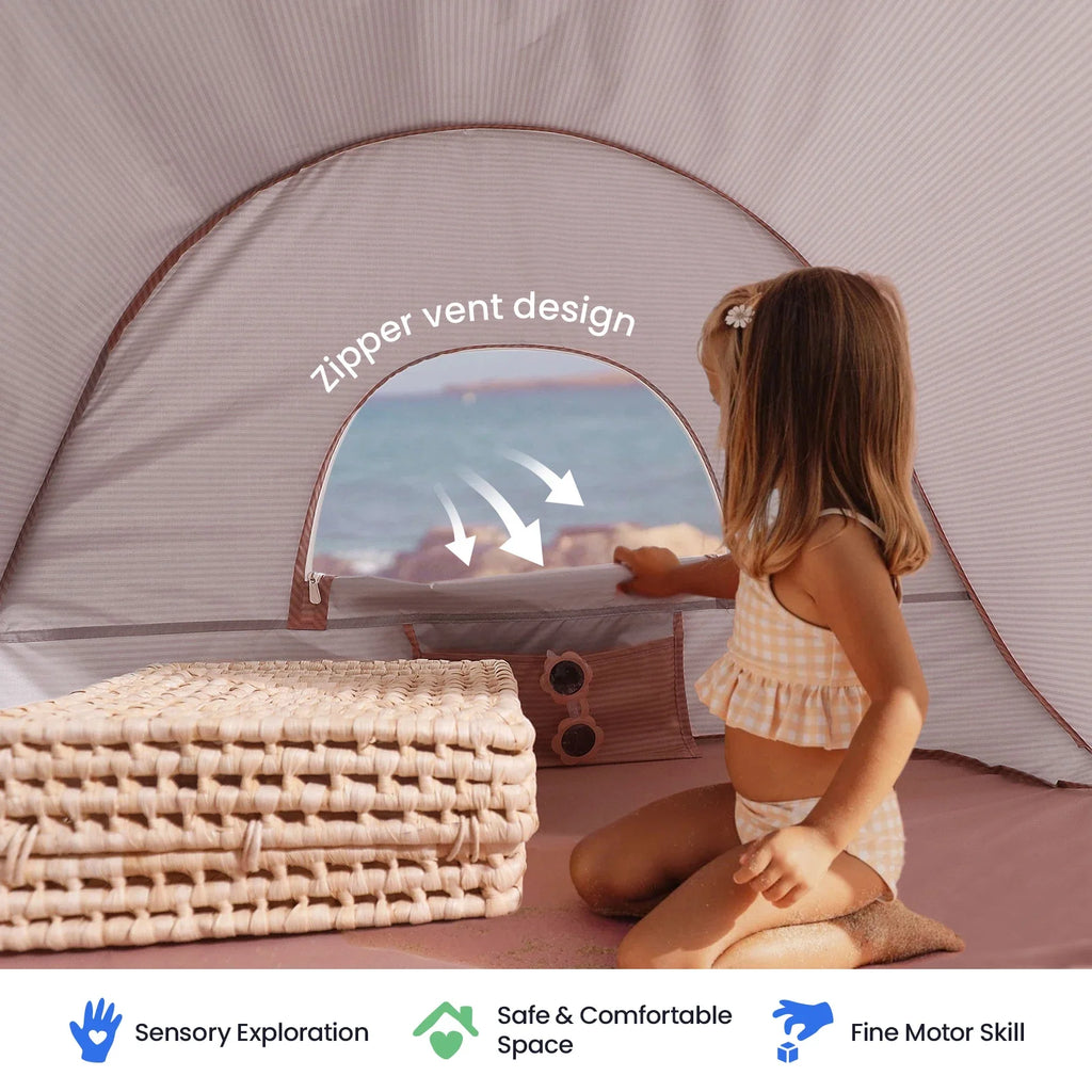 Tiny Land® One-Stop Beach Toy & Tent Set