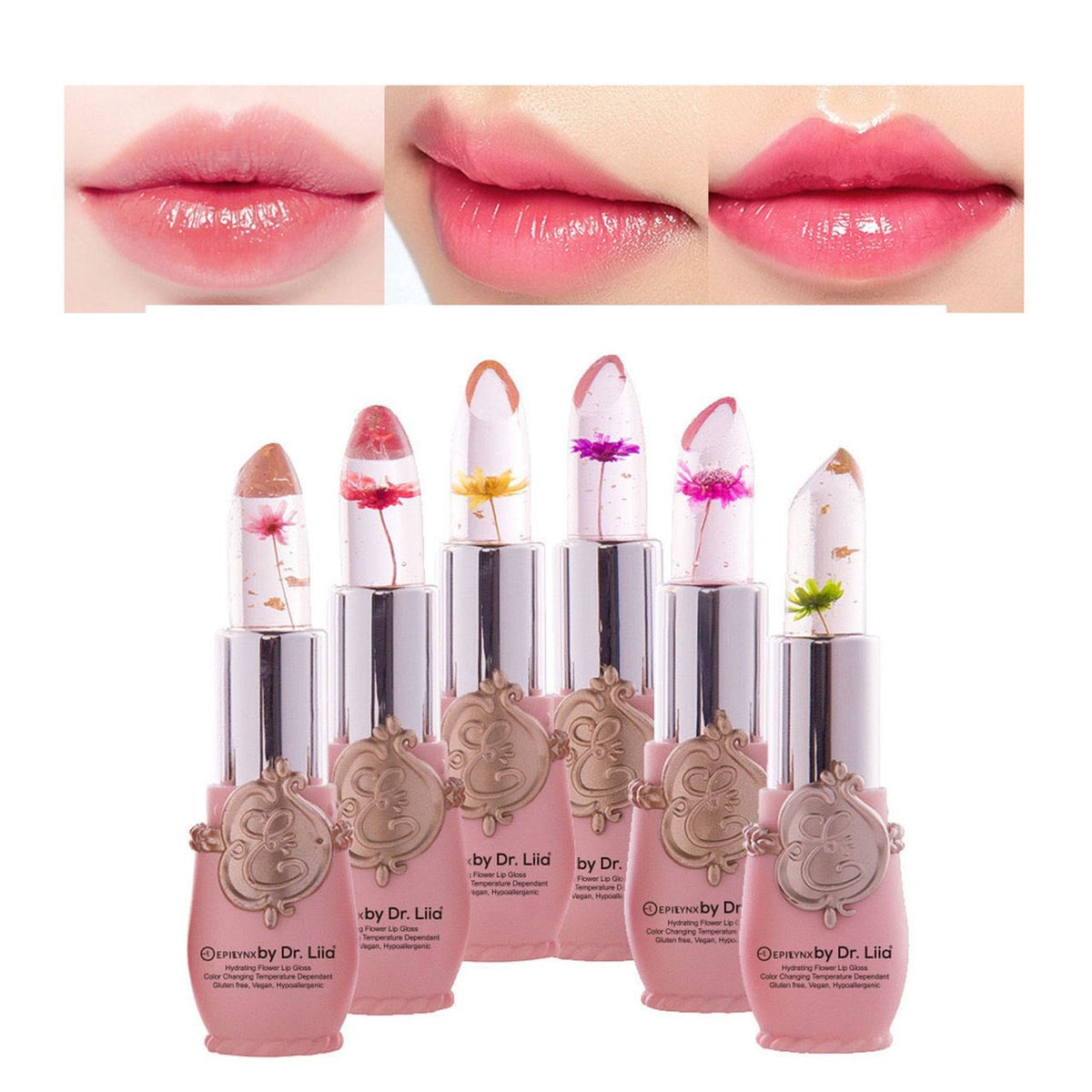 Color-Changing Lip Gloss for Dry Lips